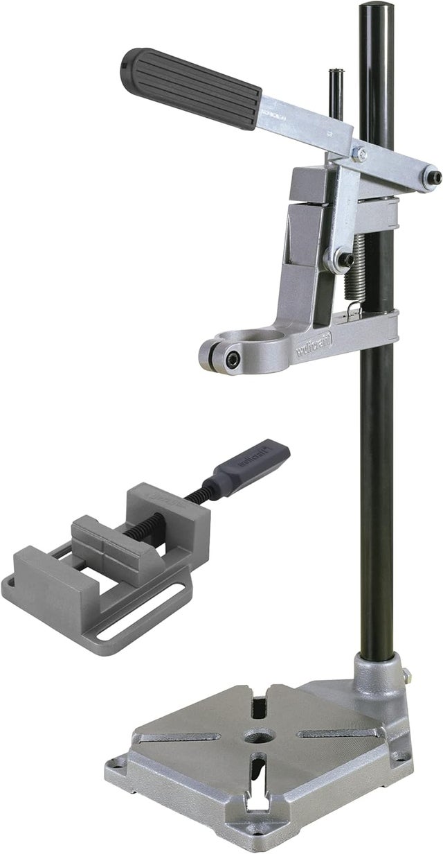 Colonne Support Perceuse Réglable Avec Mâchoires Plates - Diamètre Serrage 43 Mm Pour Perçage Précis