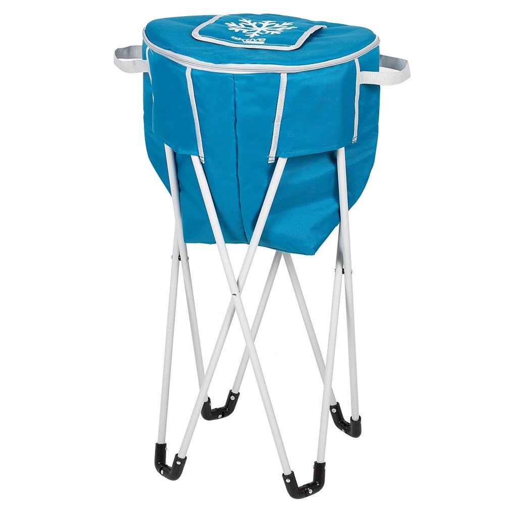 Nevera portátil plegable c/soporte para camping aktive