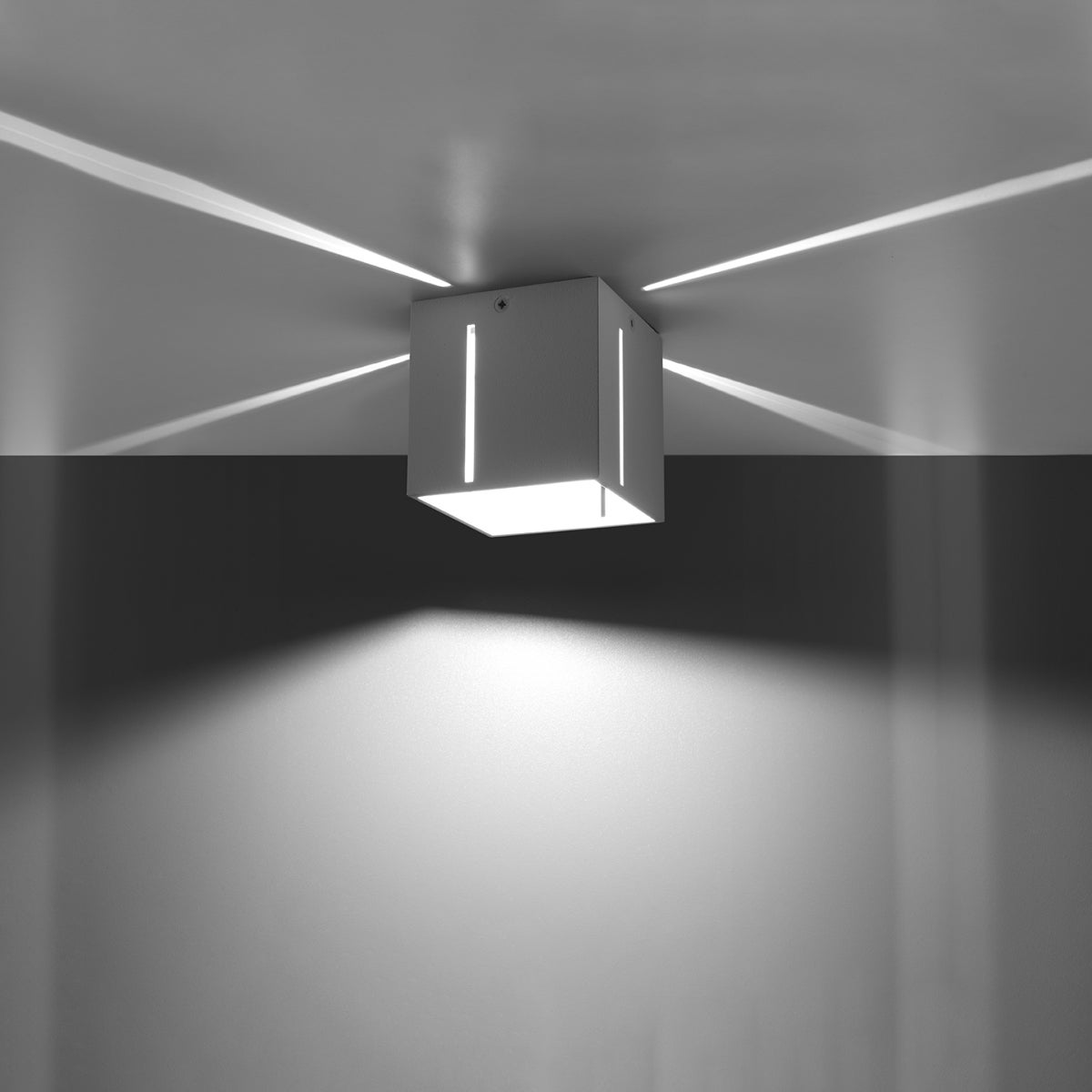 Plafon LUMINARA biały LED 3000K - 10x10x10cm Sollux