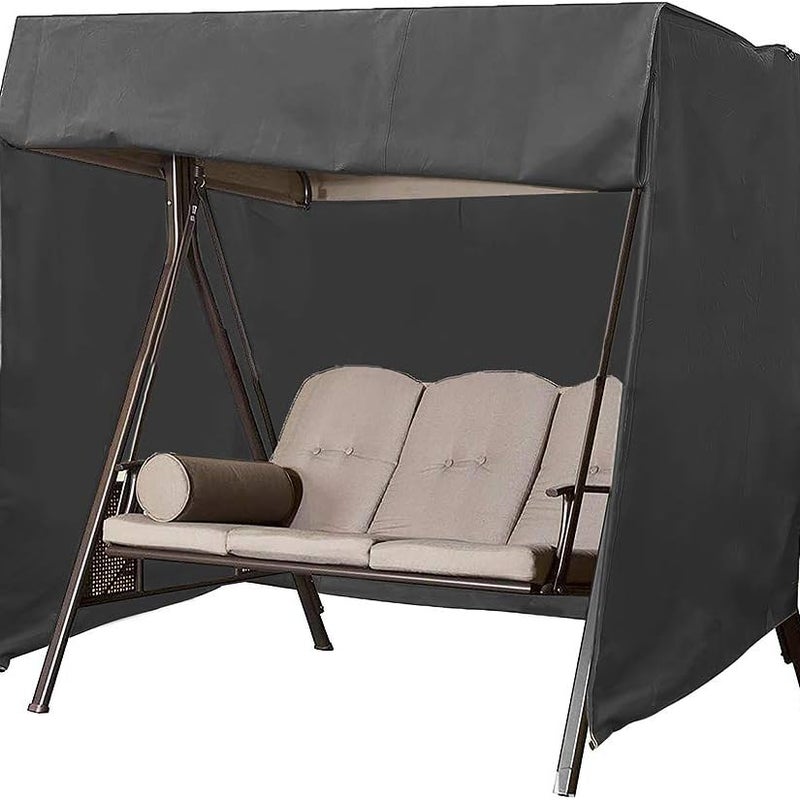 Pokrowiec na huśtawkę ogrodową, pokrowiec na siedzisko huśtawki ogrodowej, tkanina Oxford, wodoodporna i odporna na promieniowanie UV, pokrowiec ochr
