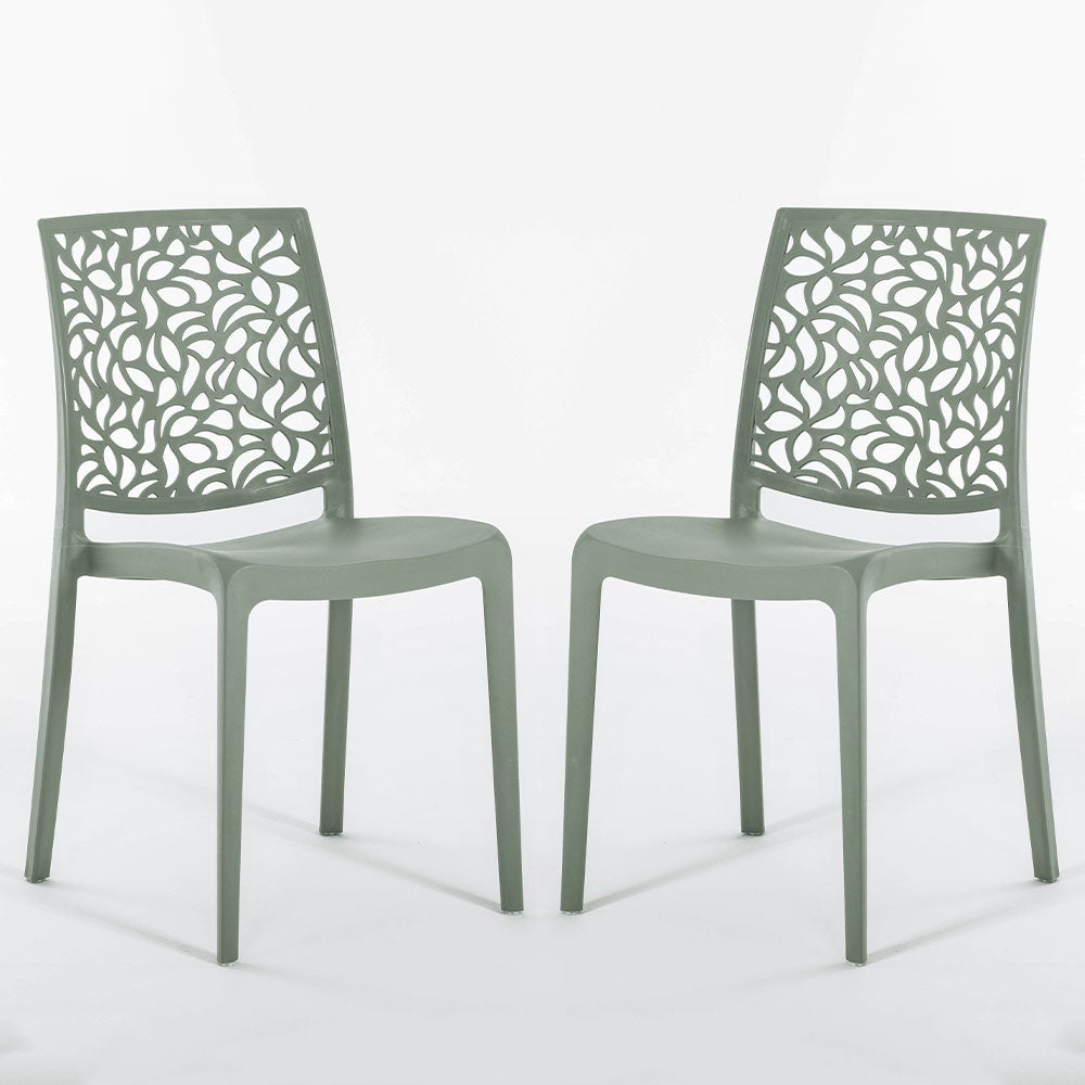 Creative Co-op Set Di 2 Contenitori Impilabili In Rattan E Bambù Con Coperchi In Vetro - Naturali, Rotondi, 29 Cm - 2