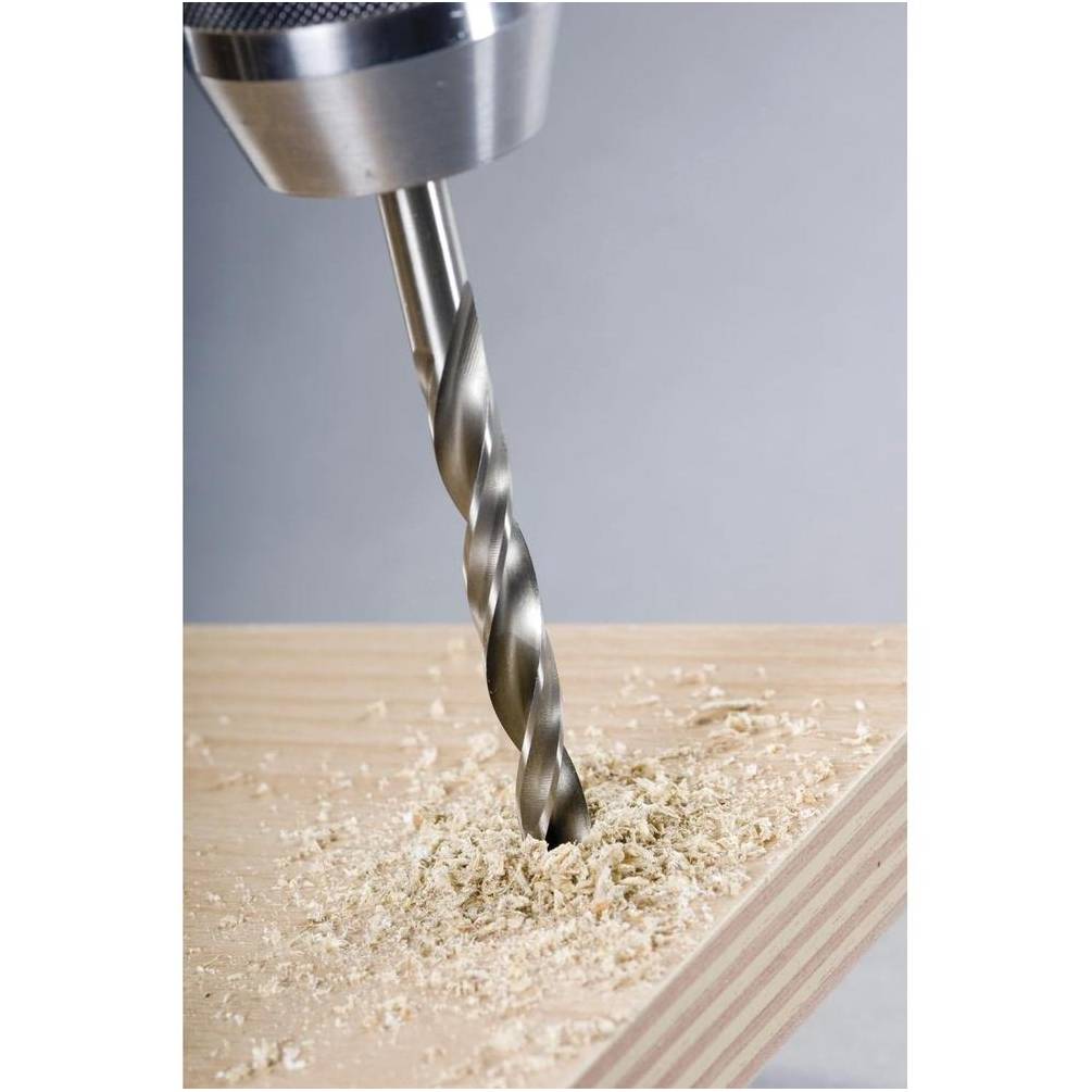 Set 8 Punte Per Legno HSS Cobalto PRESCH | 3-10 Mm | Made In Austria | Resistenza Fino A 650°C | Scatola Richiudibile