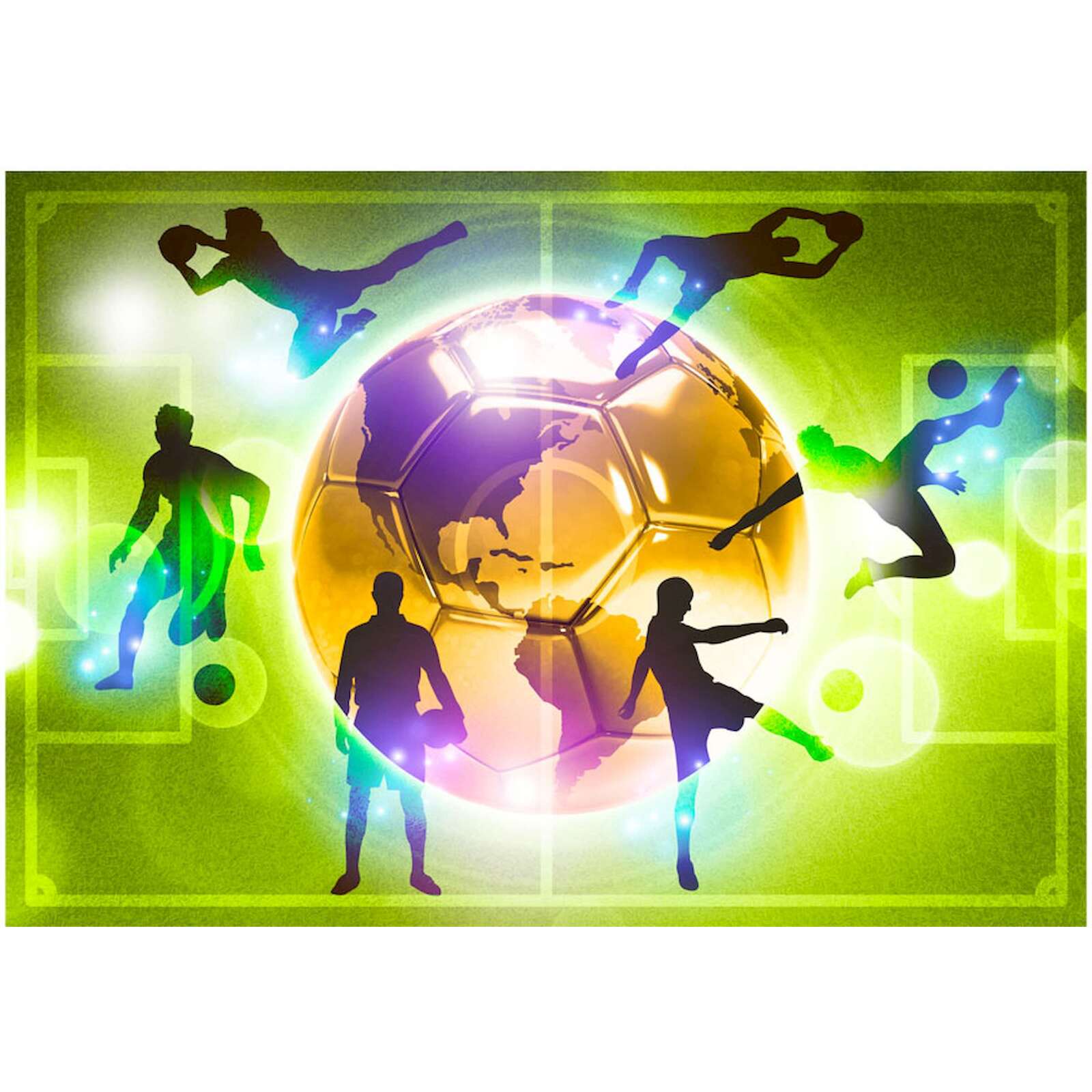 Papier peint adhésif Joueur de foot - 294 x 210 cm - 2