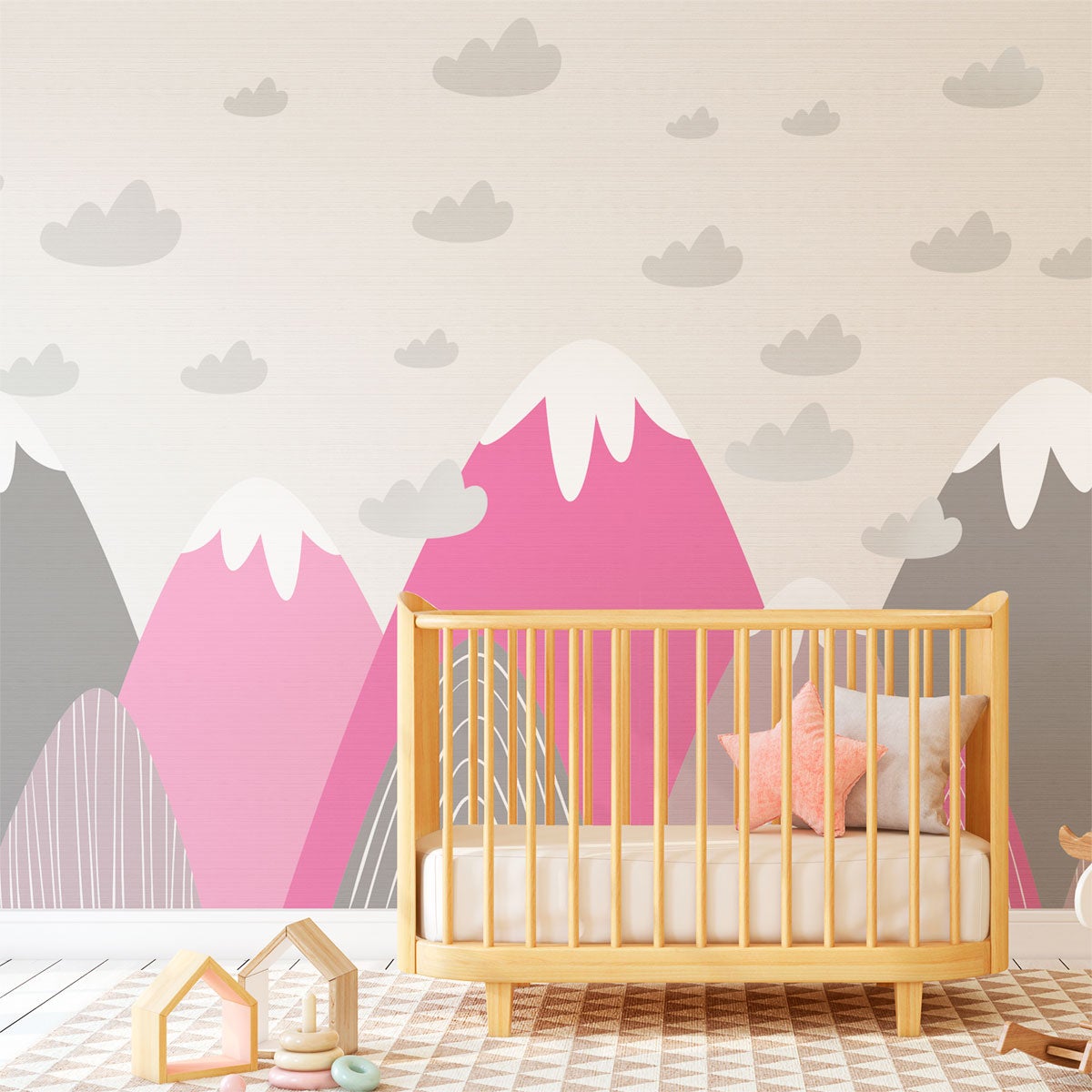 Adesivo bambino di montagna scandinavo elika - Sticker adesivo - adesivi murali - 50x75cm - 3