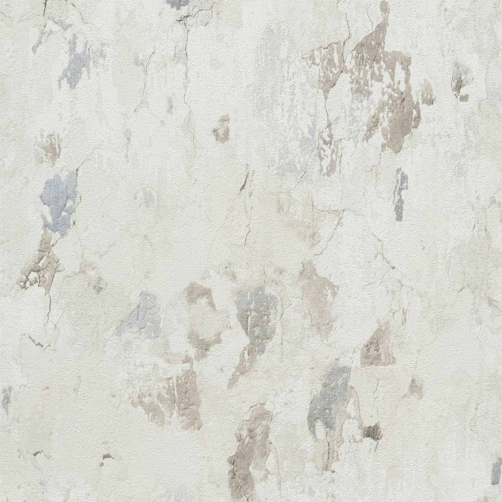 Tapeta konkretny wygląd szaro-białym - 53 cm x 10.05 m - LIVINGWALLS - 2