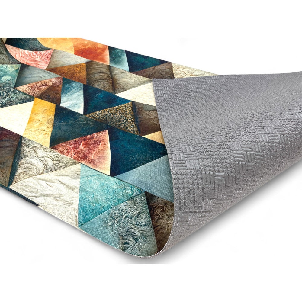 CARPET Runner Cuisine Runner Antidérapant abstrait Made in Italy Cm. 50x340 - 2