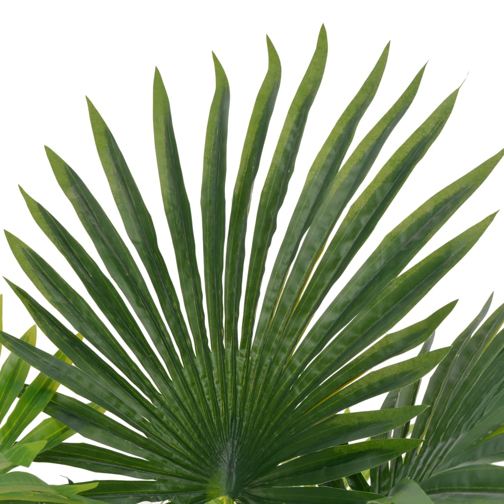 Planta artificial palmera con macetero 70 cm verde vidaXL - 4