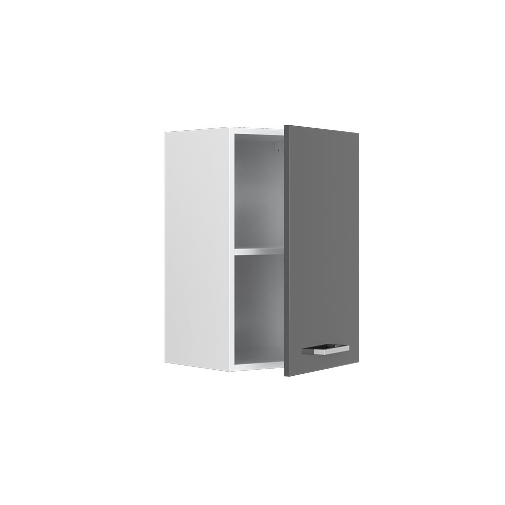 Vicco Elément haut de cuisine R-Line, Anthracite Haute brillance, 40cm - 4