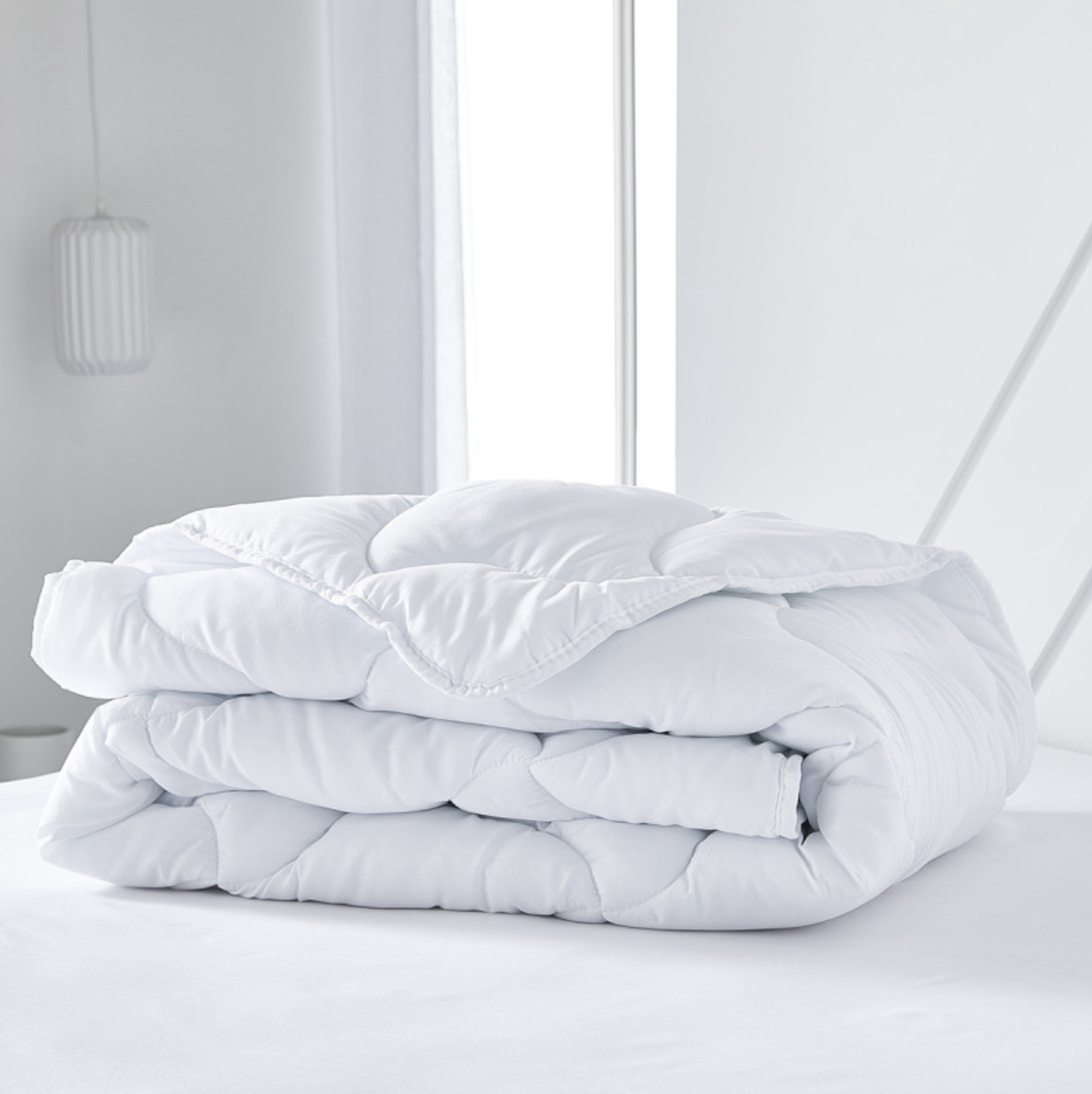Couette Blanche En Coton 140X200 Cm THERMOREGULANTE, Par Scandina Fabrication Franaise 3615439990050