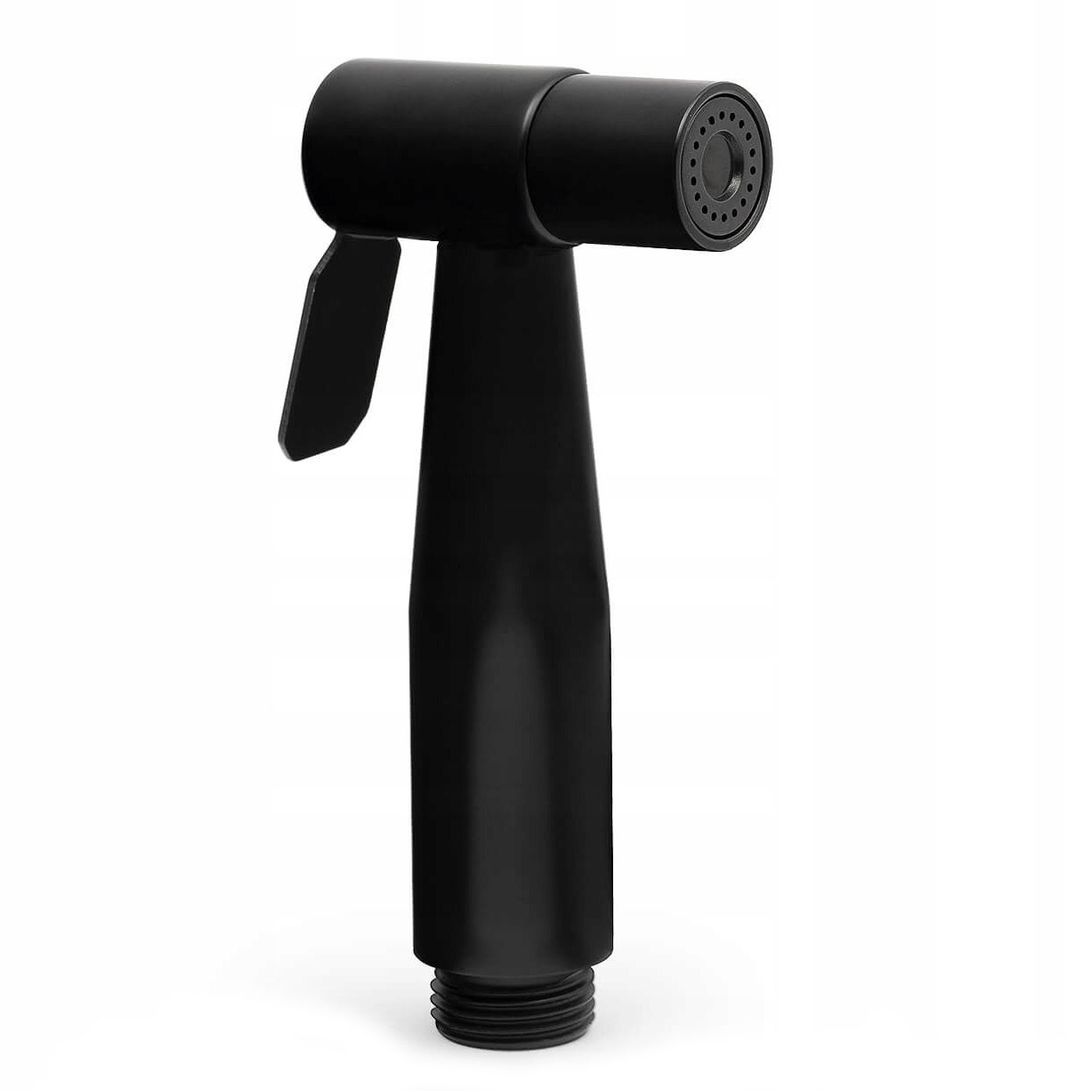 CZARNA SŁUCHAWKA BIDETOWA STALOWA RĄCZKA MYJKA DO BIDETU PRYSZNICOWA BIDETKA SOLIDNA METALOWA