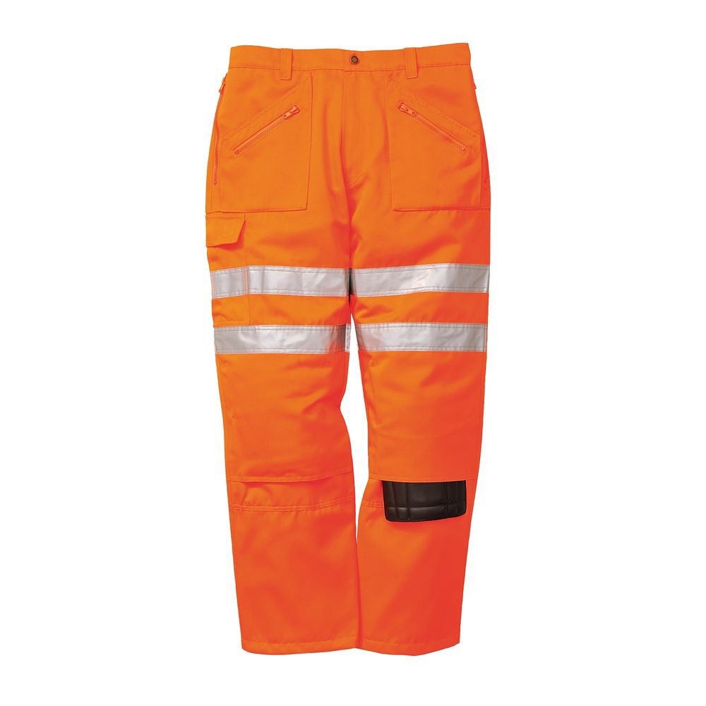 Pantalon de travail Haute Visibilité Portwest Action Rail Orange S