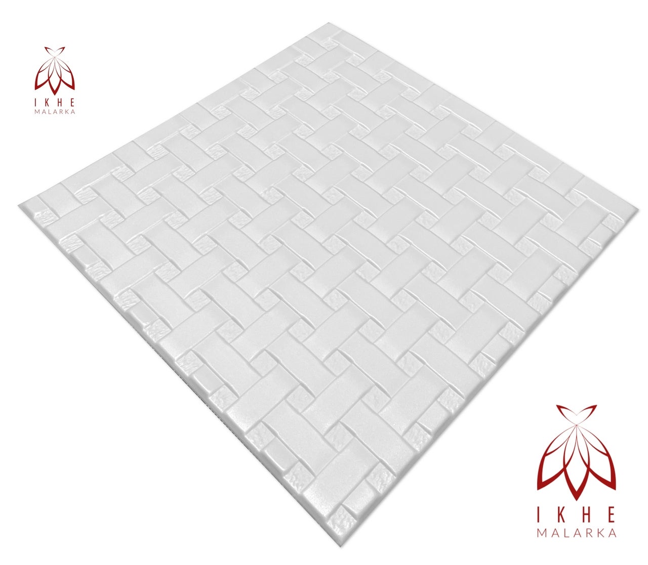 Pannelli Soffitto In Polistirolo - Design Moderno WELLE2 50x50cm - Isolamento Termico E Acustico