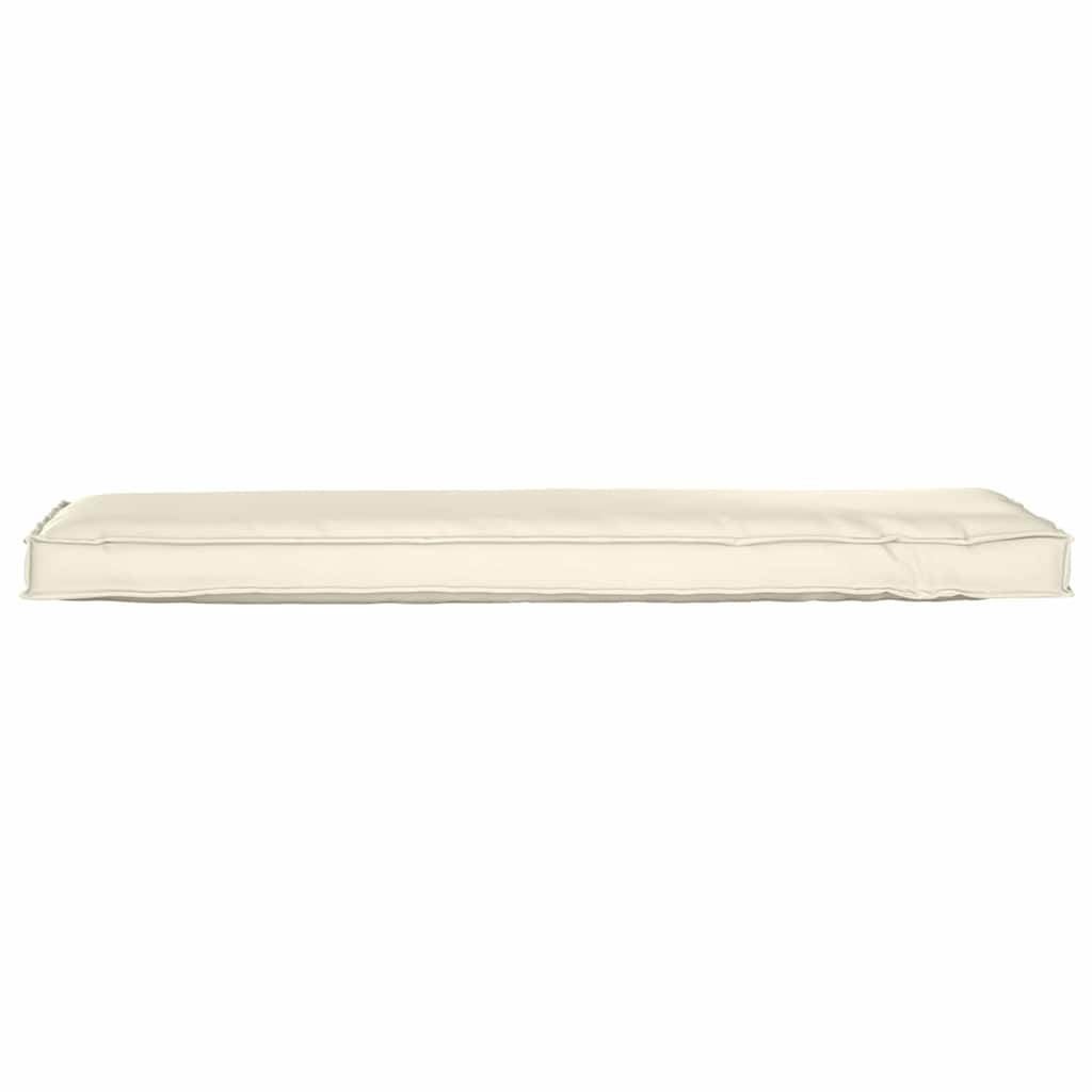 Coussin Crème 140 x 40 x 8 cm tissu Oxford - 3