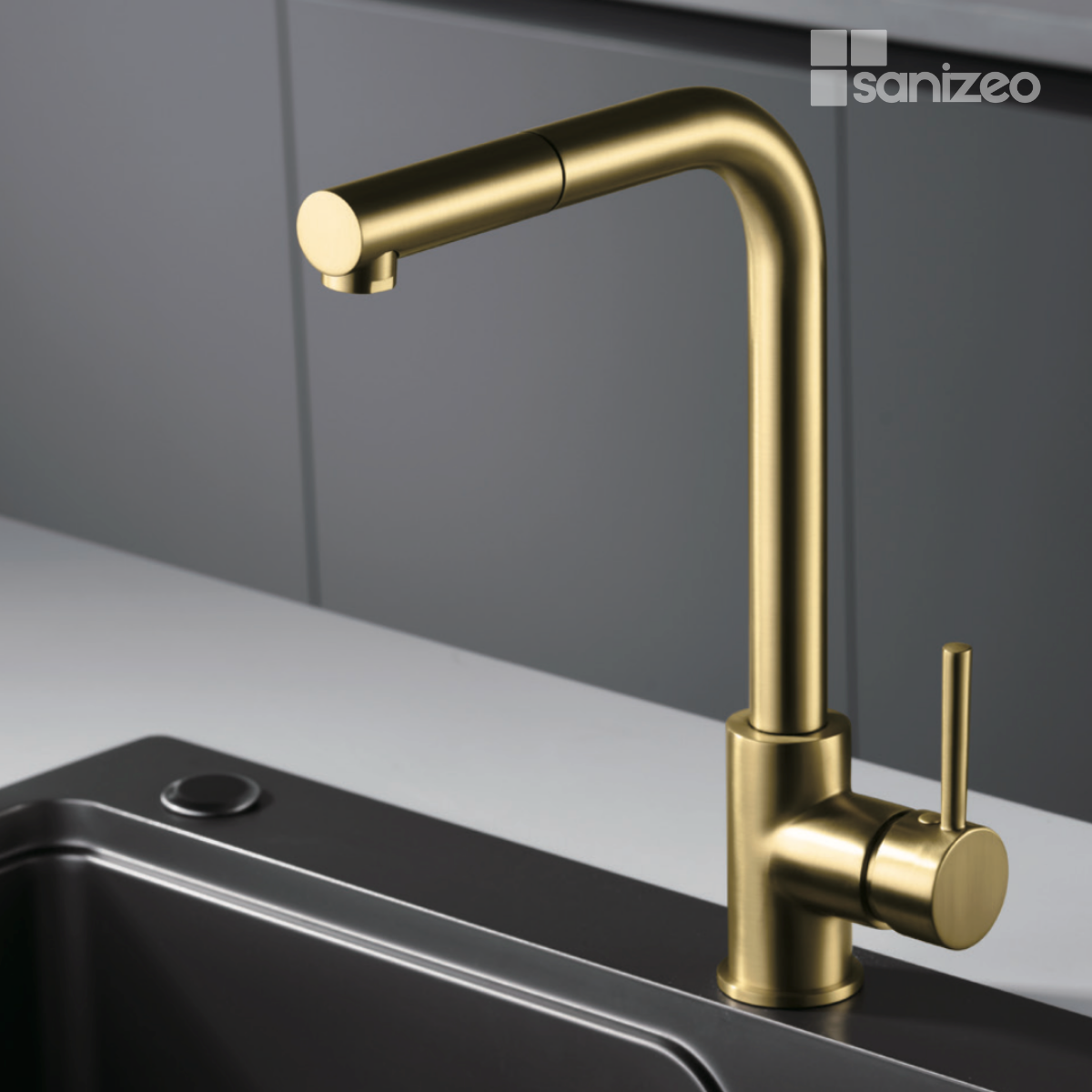 IMEX - Mitigeur Cuisine | Mitigeur évier Avec Diffuseur | Mitigeur