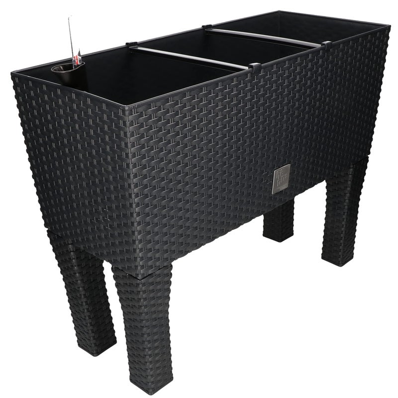 Doniczka balkonowa skrzynka donica 60 na nogach - Kolor antracyt - KOTARBAU