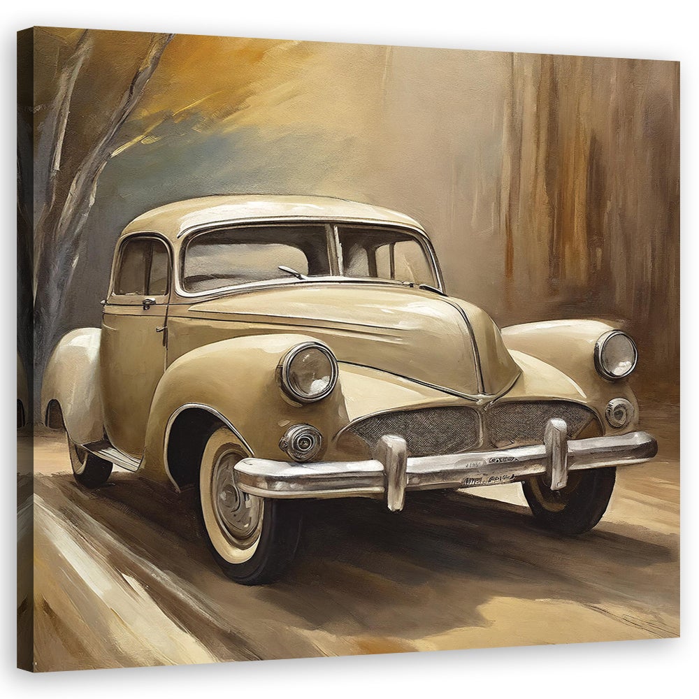 Obraz na płótnie, Samochód retro vintage 60x60