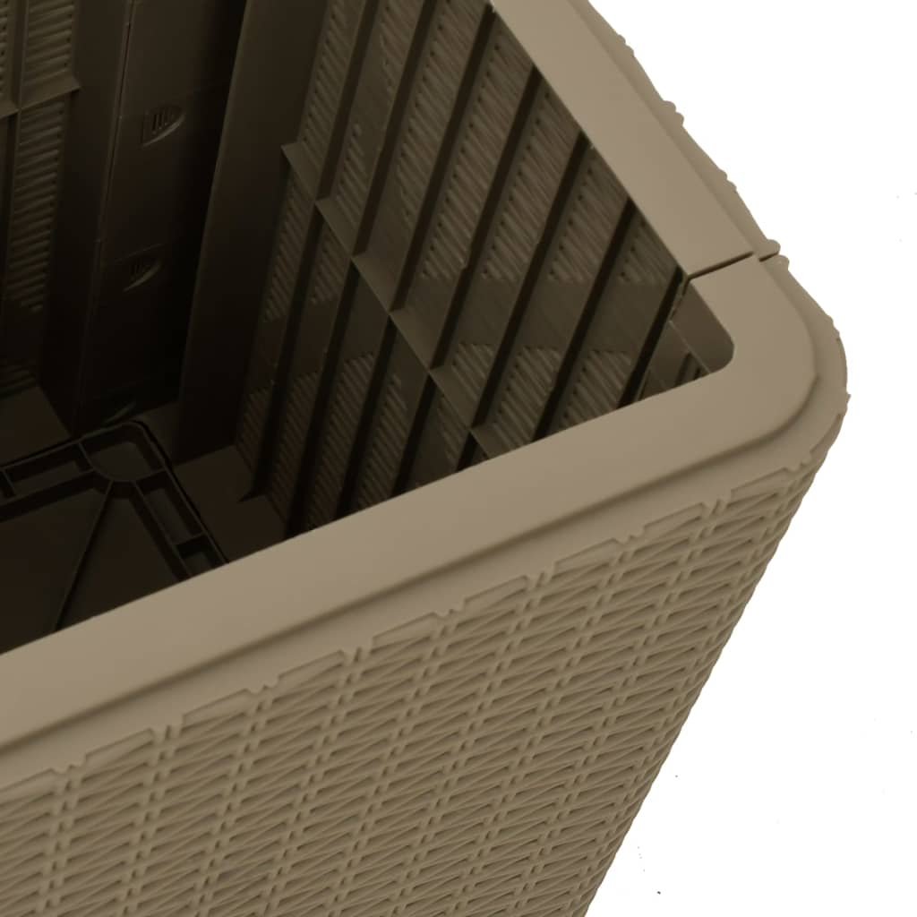 Maison Exclusive - Tavolo da Giardino con CopercMaison Exclusive - o Polipropilene Marrone CMaison Exclusive - aro - 6