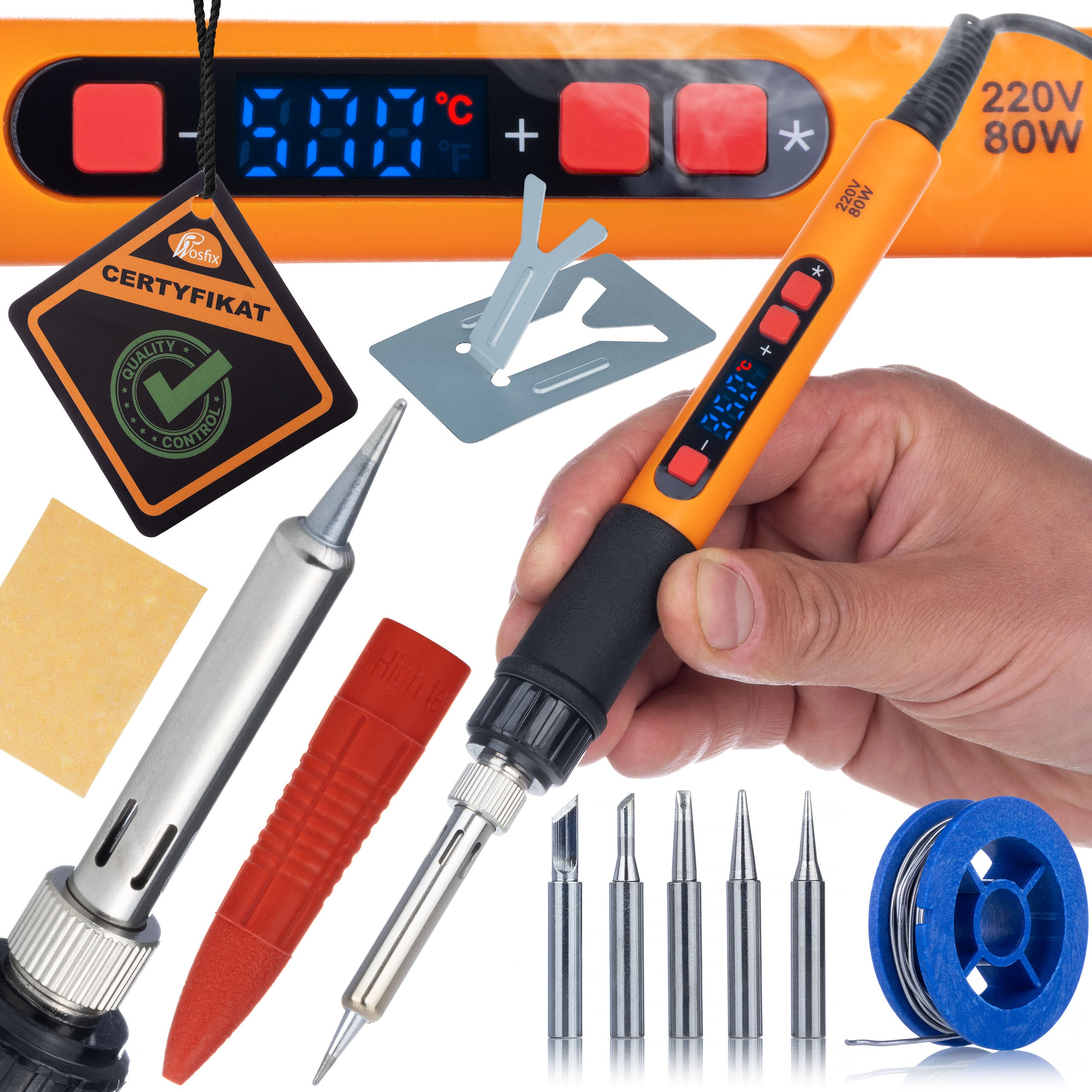Fer à Souder Électronique 80W Electric S Affichage LCD 180500°C — free download
