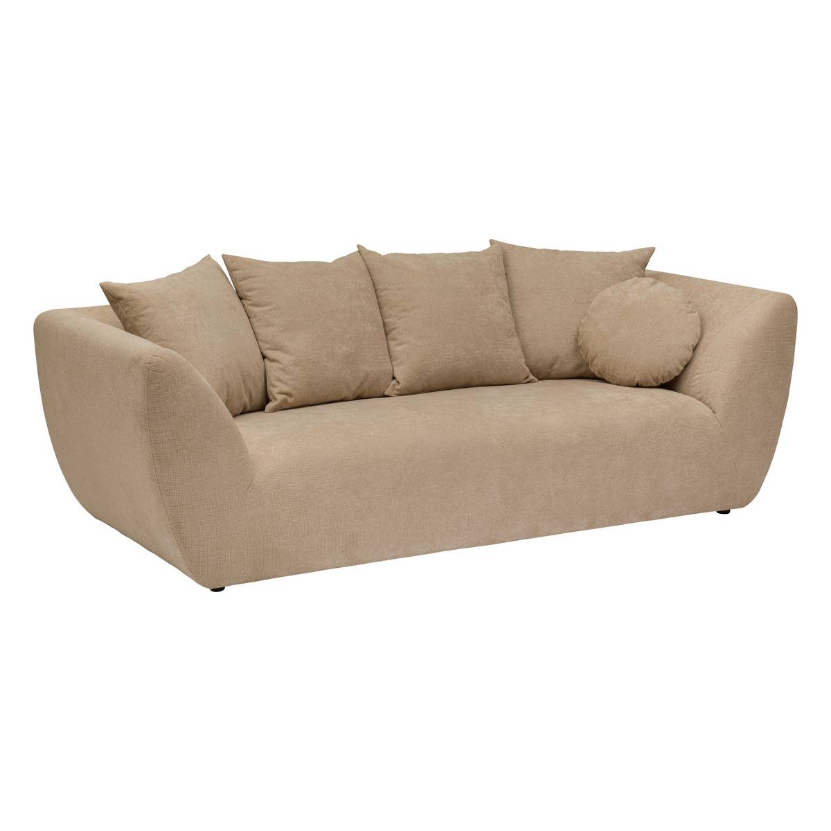 Atmosphera Sitzsack 'The Floral' – Beige Mit Blumenmuster, Ca. 40x42 Cm, Polyester