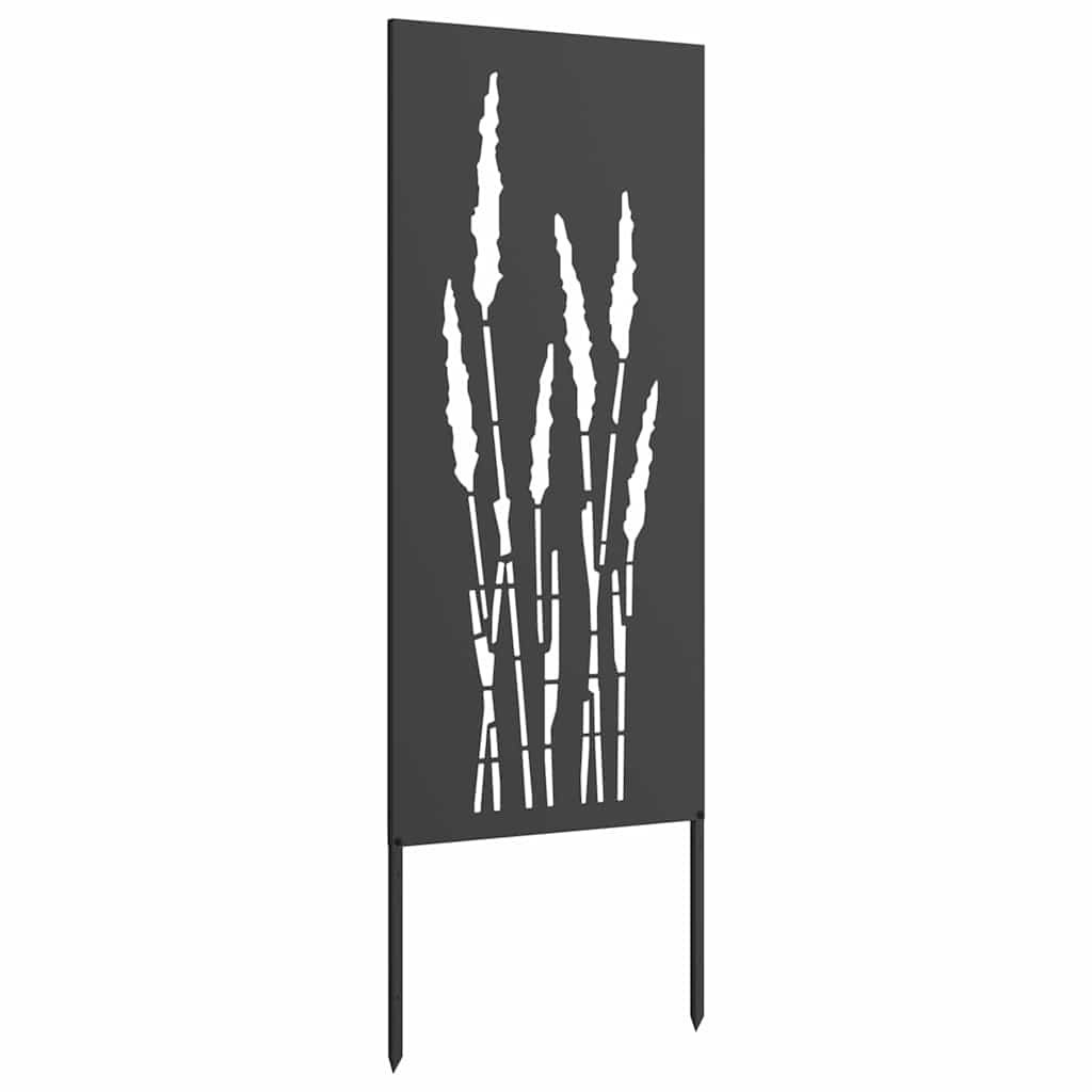 Écran de confidentialité de jardin Floral Noir 50 x 140 cm vidaXL - 5