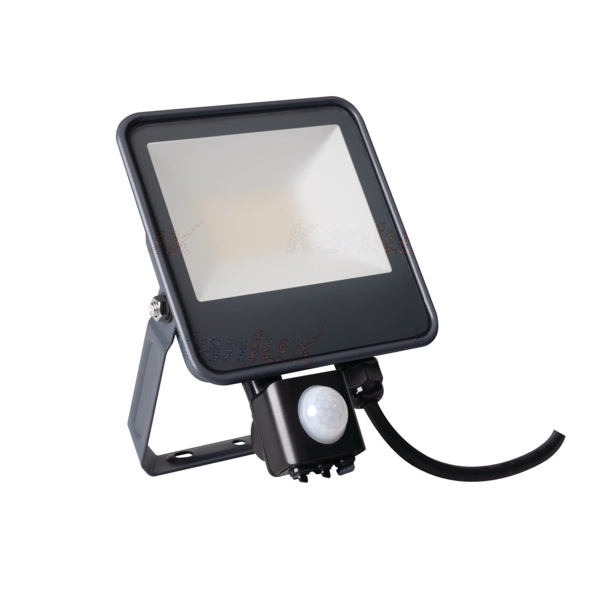 Naświetlacz z czujnikiem IQ LED 10W Neutralna biel 1200lm czarny wym:16,4x13,5x5,6cm IP44 Kanlux