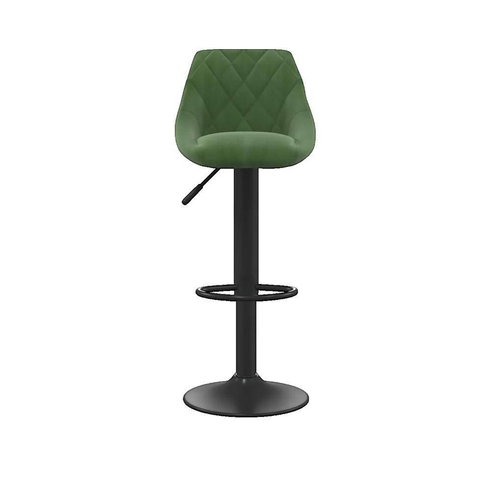 Vidaxl Taburetes De Cocina 2 Unidades Terciopelo Verde/Oscuro , Leroy Merlin