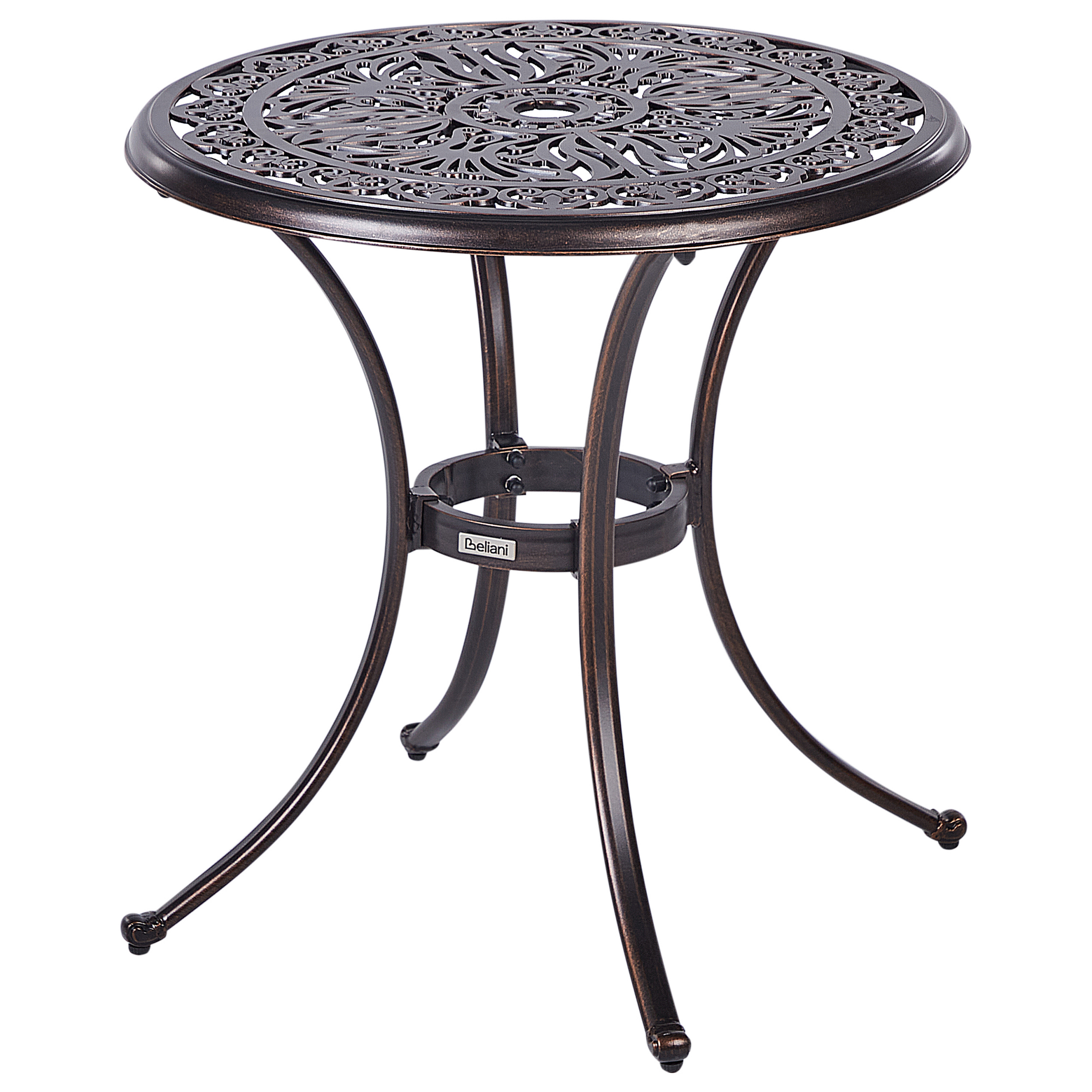 Masă de grădină ANDALO 68 cm 68 cm Metal Maro