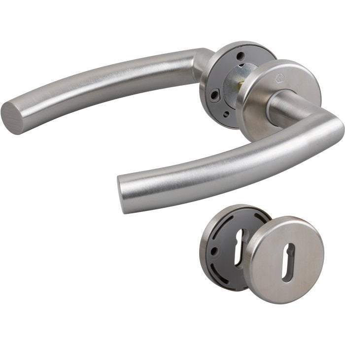 Hoppe Poignée De Porte Amsterdam Avec Rosace WC - Poignée De Porte - Rue Du Commerce