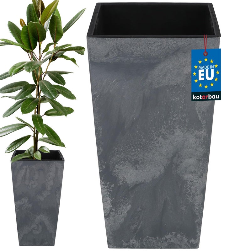 Doniczka donica wkładem osłona osłonka kwiaty rośliny marengo 325x325x610mm - KOTARBAU