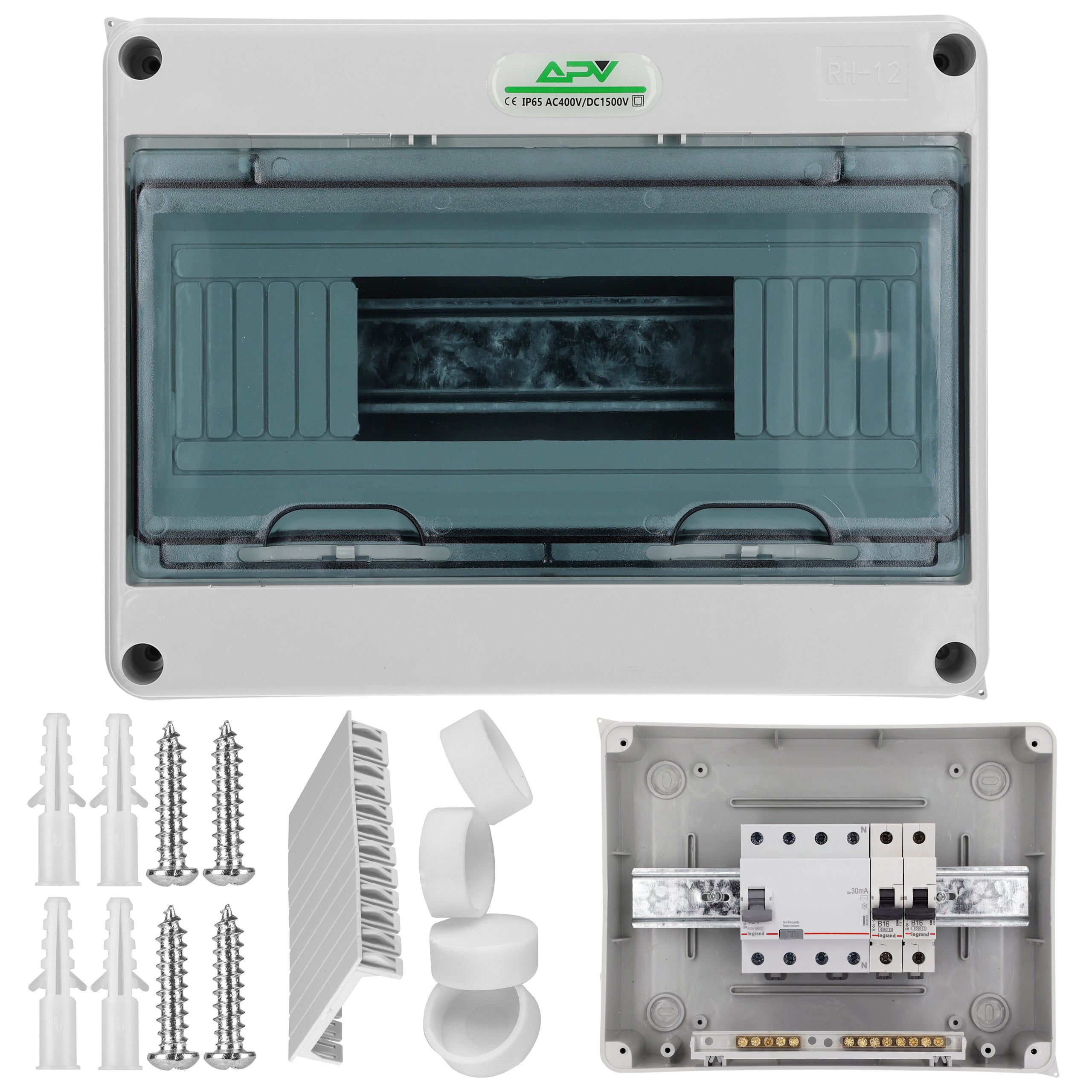 ROZDZIELNICA NATYNKOWA MODUŁOWA HERMETYCZNA OBUDOWA IP65 1x12 1kV DC PV