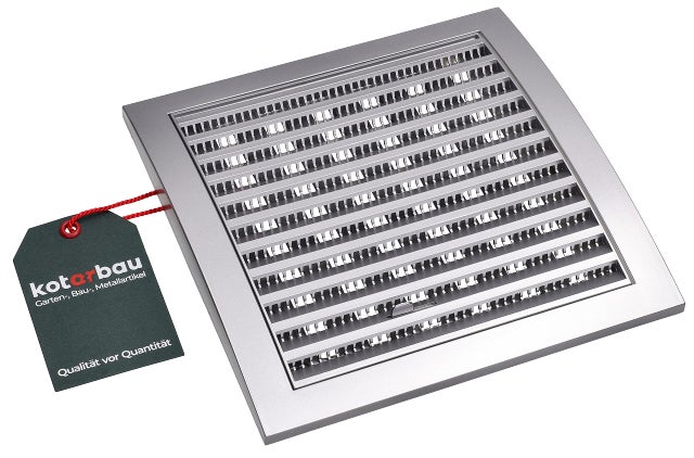 Kratka wentylacyjna zamykana z siatką 190x190 mm - KOTARBAU