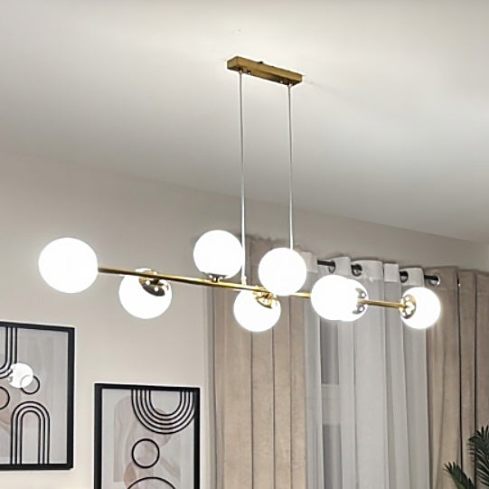 Lampa wisząca żyrandol Bali 8-punktowa E27 110 cm IP20 złota MasterLED - 3