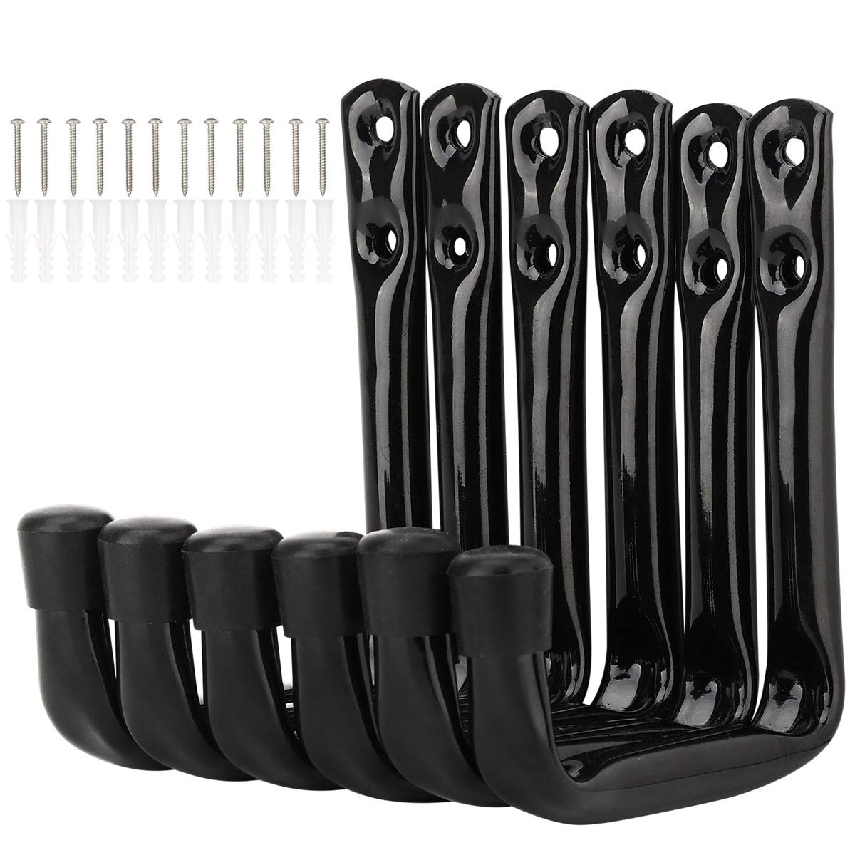 DREAMADE Lot De 6 Barres Magnétiques Murales 46 Cm – Support à Outils, Charge Max 10 Kg Chacune – Garage, Atelier