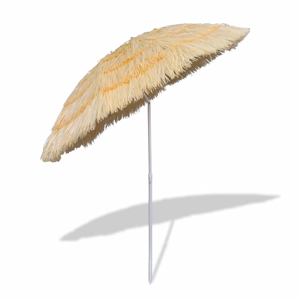 Parasol de plage inclinable style Hawaii - 4