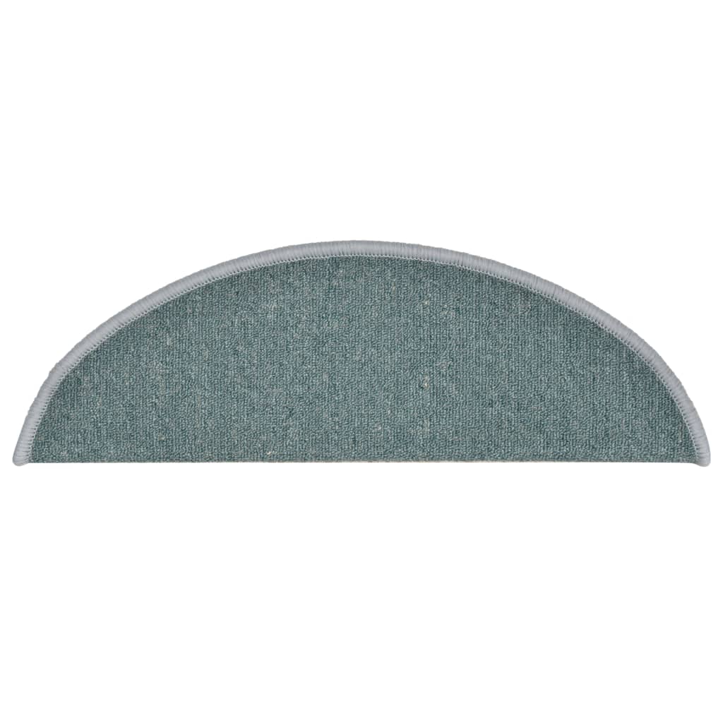 Tapis de marches d'escalier 15 pcs Bleu 56x17x3 cm - 6