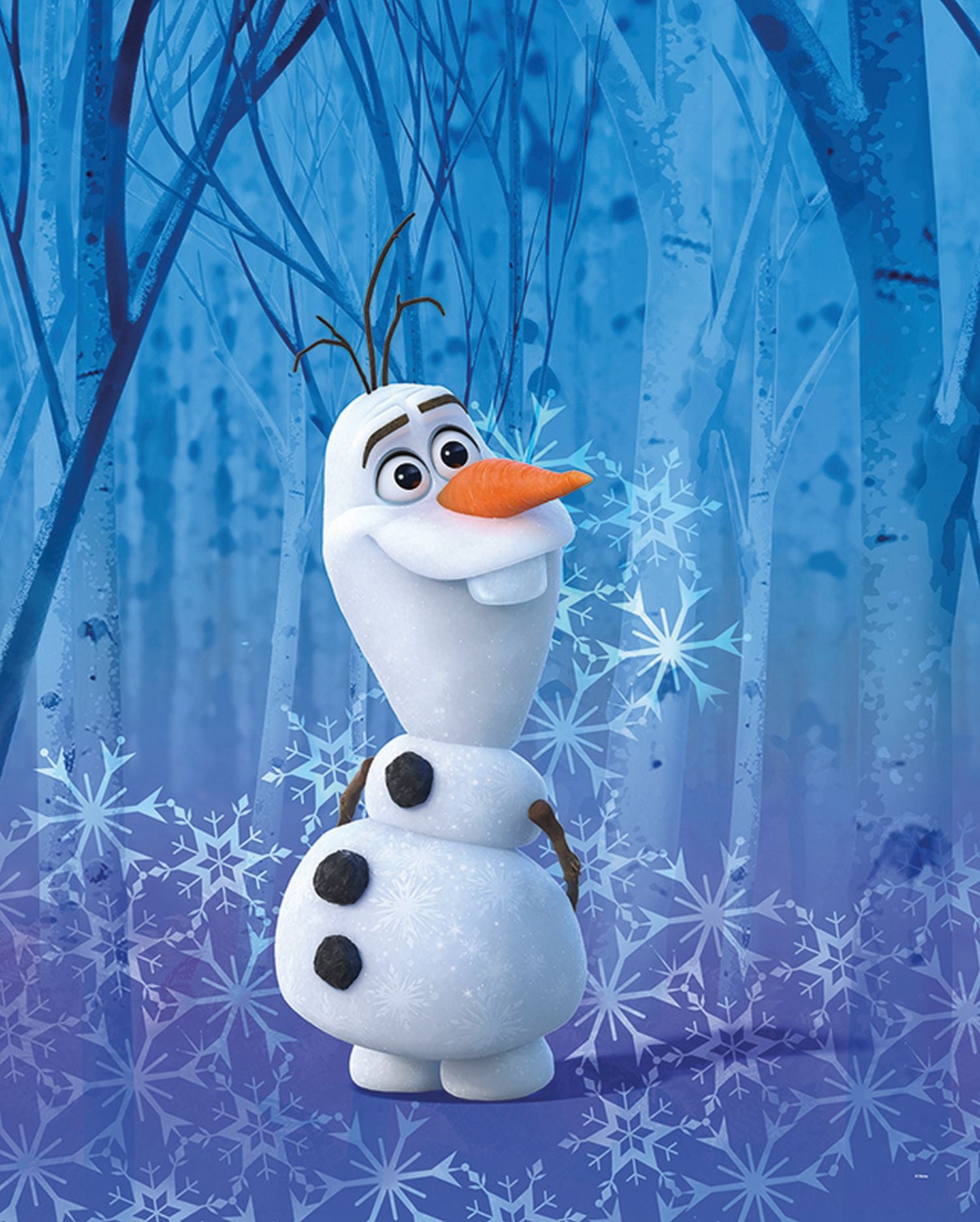 BLUE OLAFページ Póster decorativo Frozen Olaf azul - 40 x 50 cm - Komar | Leroy Merlin