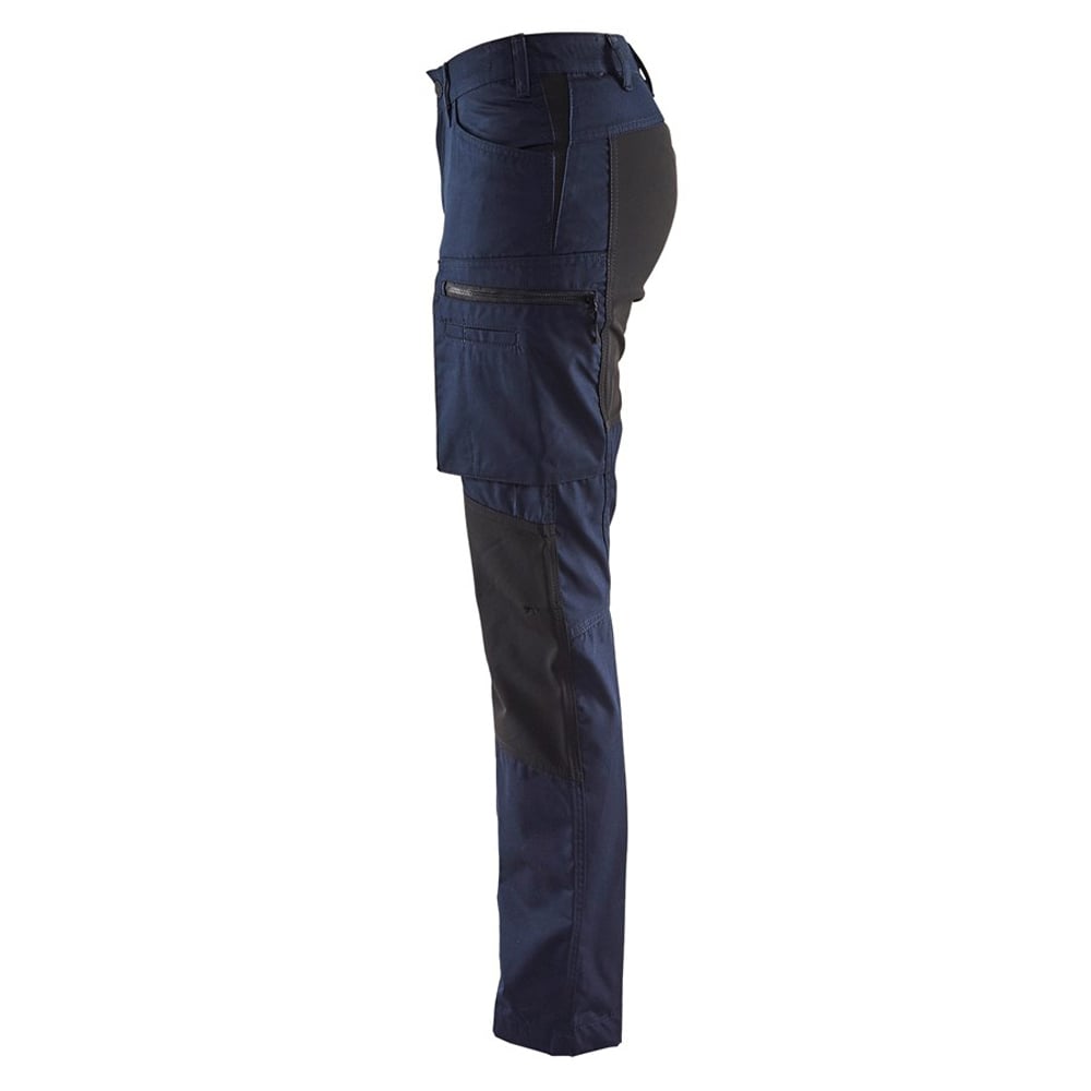 Pantalon de travail services stretch femme Blaklader polycoton Marine Foncé / Noir 46 - 2