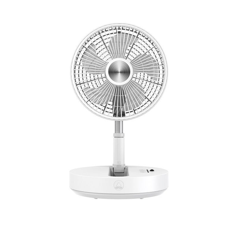 Cichy wentylator biurkowy USB 10800 mAh, składany, chowany, z pilotem