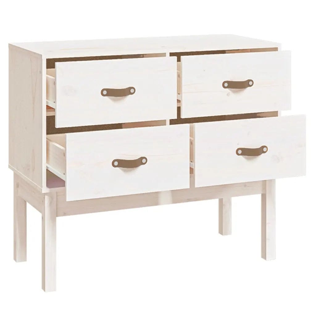 Console Entrada Rio console moderno branco 90 x 40 x 78 cm zenamento prático estilo ...