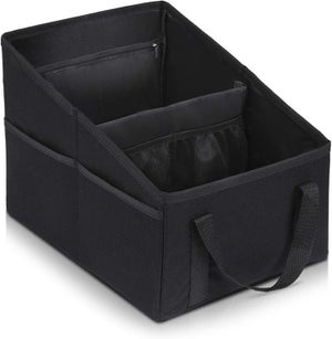 HTUK® Organizer Pieghevole Per Bagagliaio Auto – Borsa Resistente Per La Spesa, Capacità 6 Kg, Con Manici, Ideale Per Viaggi E Ordine