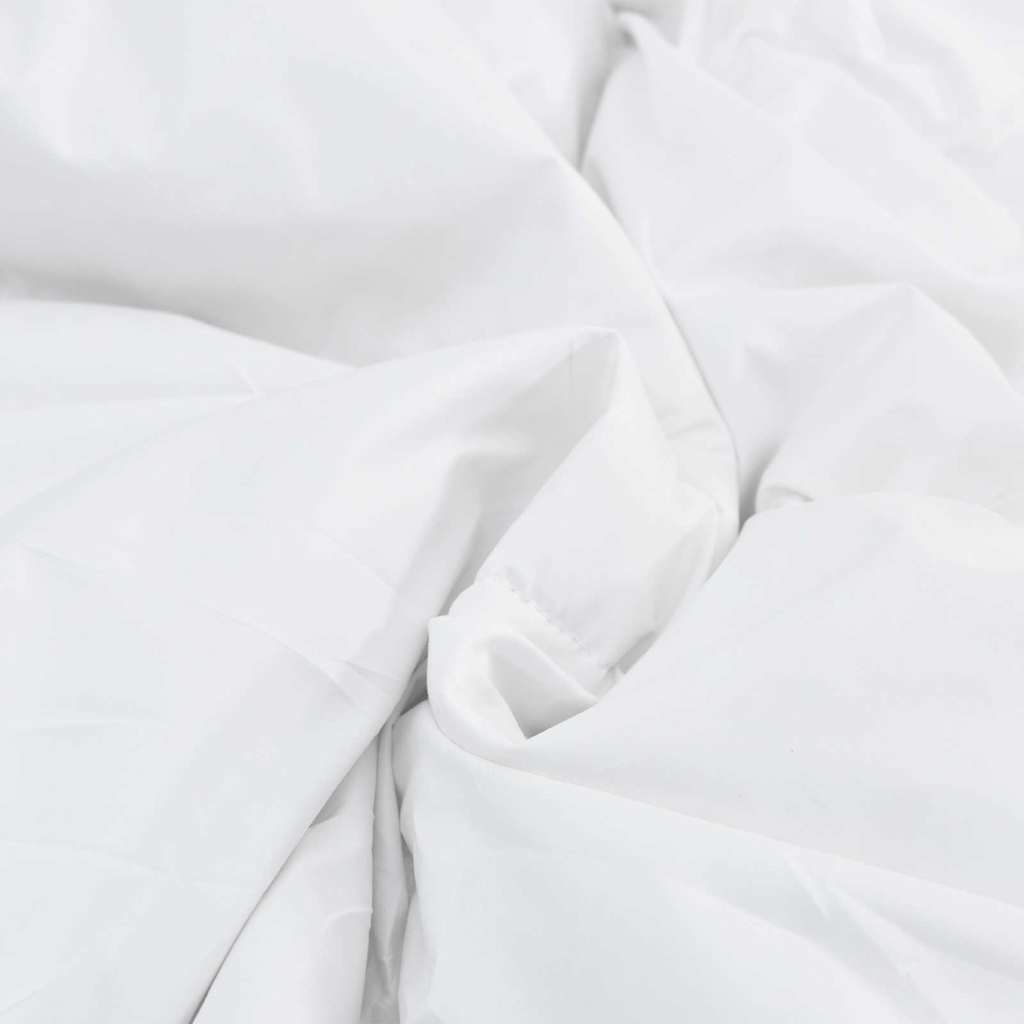 Couette avec oreiller 2 pcs | Duvet Blanc 155 x 220 cm Microfibre - 6