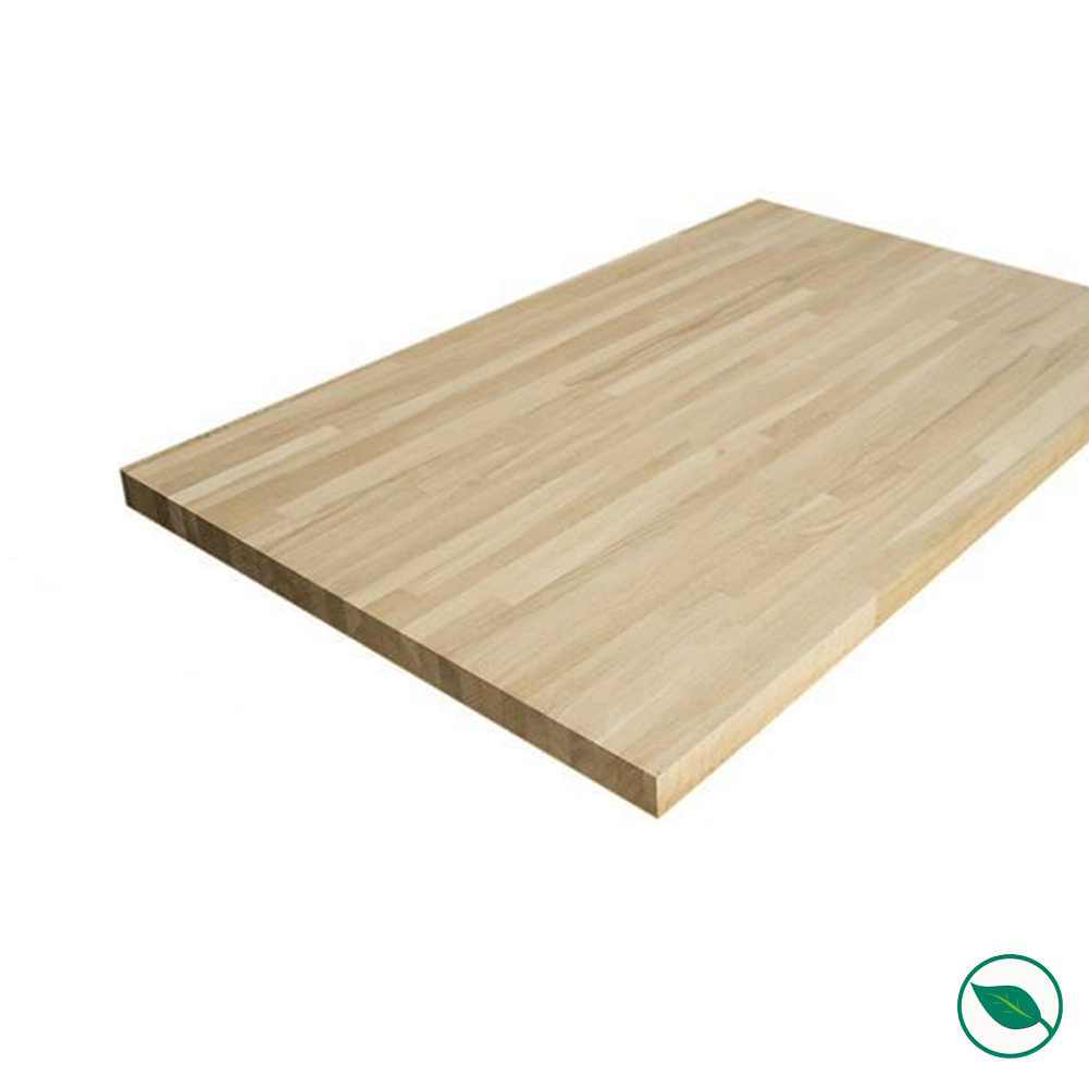Plan de travail Chêne massif lamellé collé abouté 3000 x 650 x 38 mm FSC100 Leroy Merlin