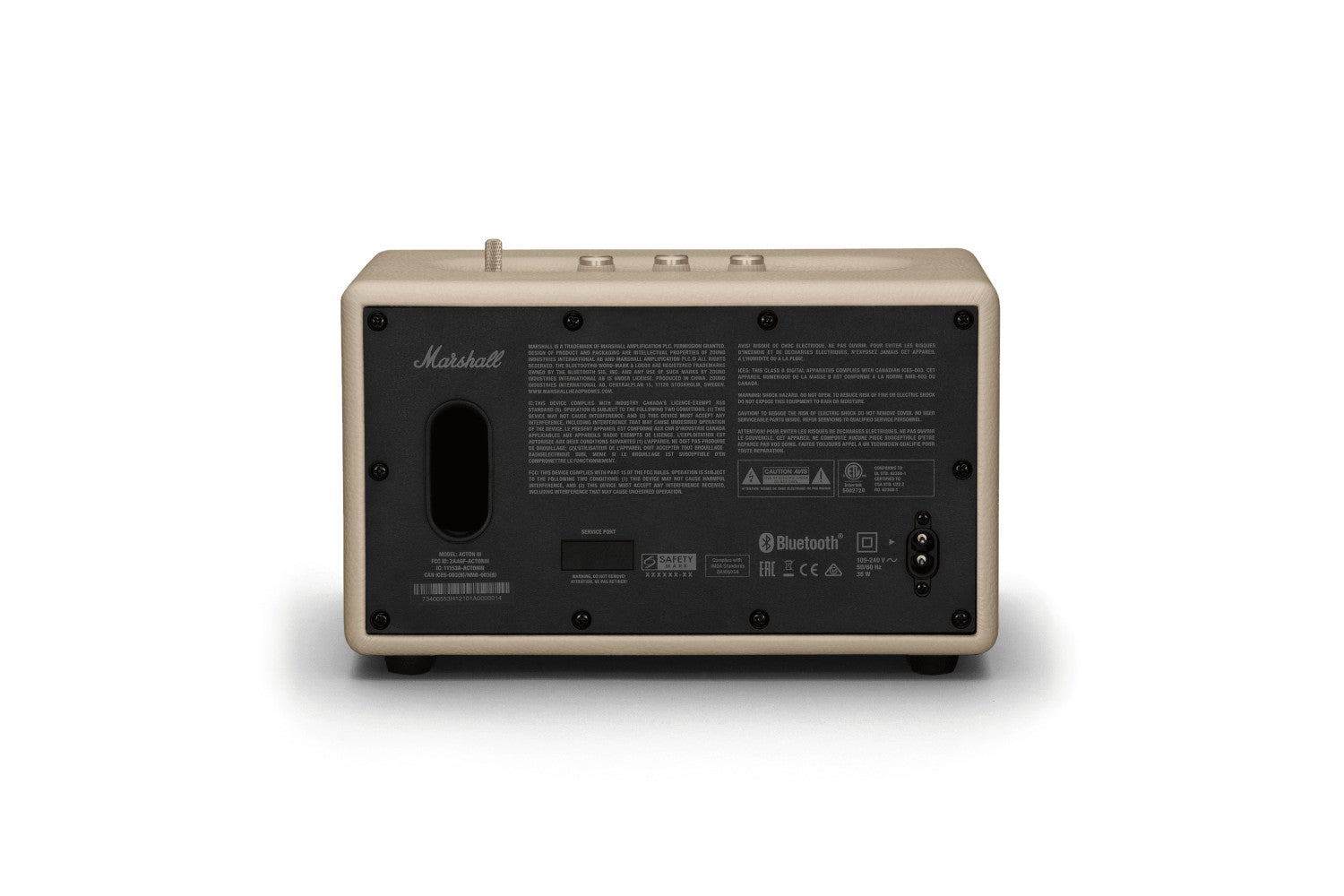 Marshall Acton III Wireless Bluetooth Speaker - Cream - 4