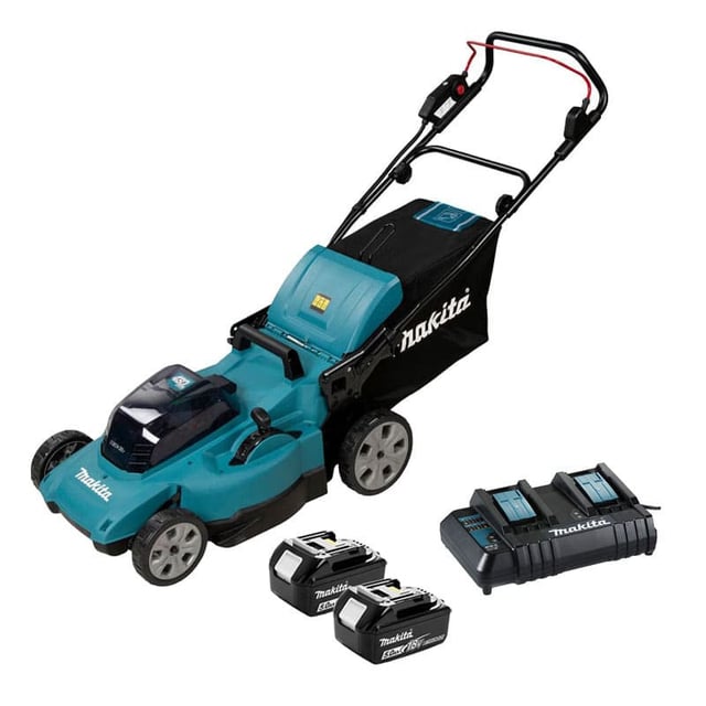 Tondeuse 48 cm 2x18V MAKITA 2 batt.BL1850B + chargeur DC18SH - DLM480CT2