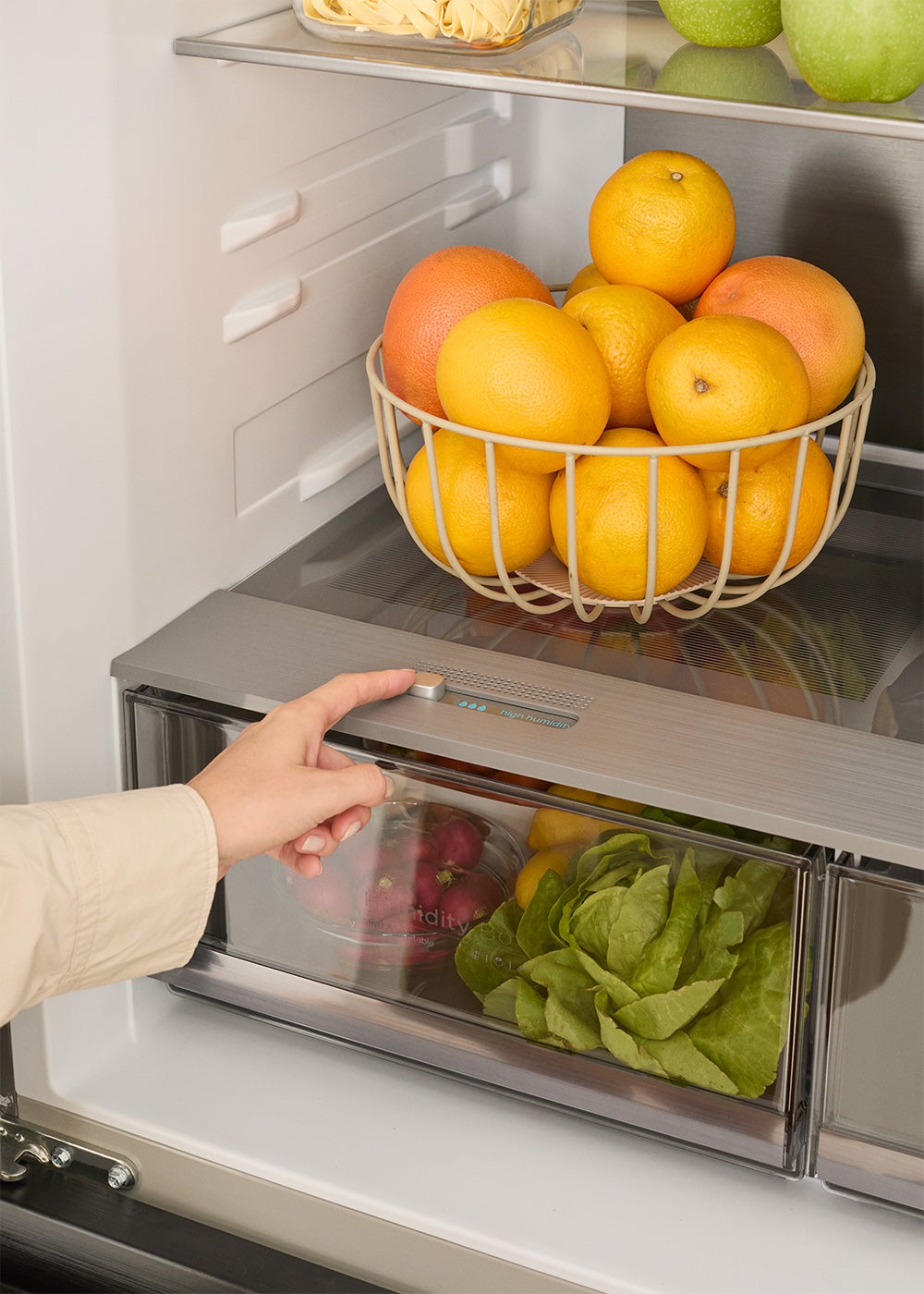 CREATE - FRIDGE STUDIO CROSS DOOR 503 - Réfrigérateur à portes croisées 4 portes 503L No Frost avec Care+- Inox - 7