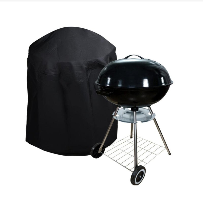 Wodoodporny pokrowiec na grill 71×68 cm, tkanina 210D odporna na kurz, promieniowanie UV i starzenie, pasuje do większości grillów, trwała ochrona