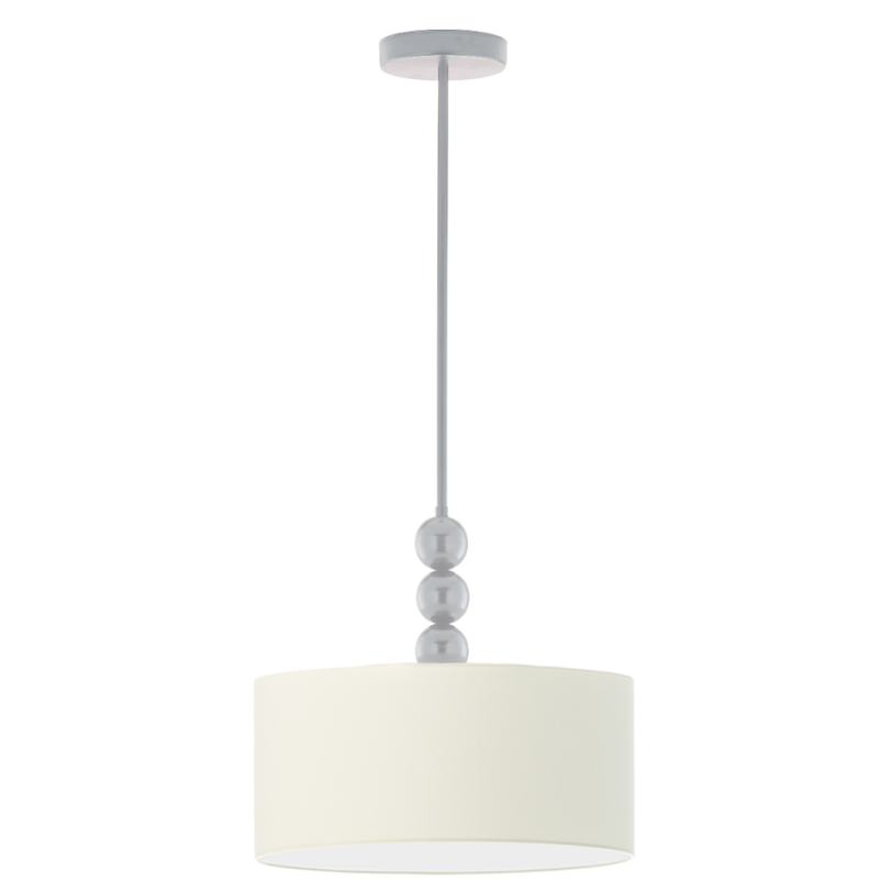 Lampa wisząca zwis żyrandol sufitowa z abażurem walec IKO Z1