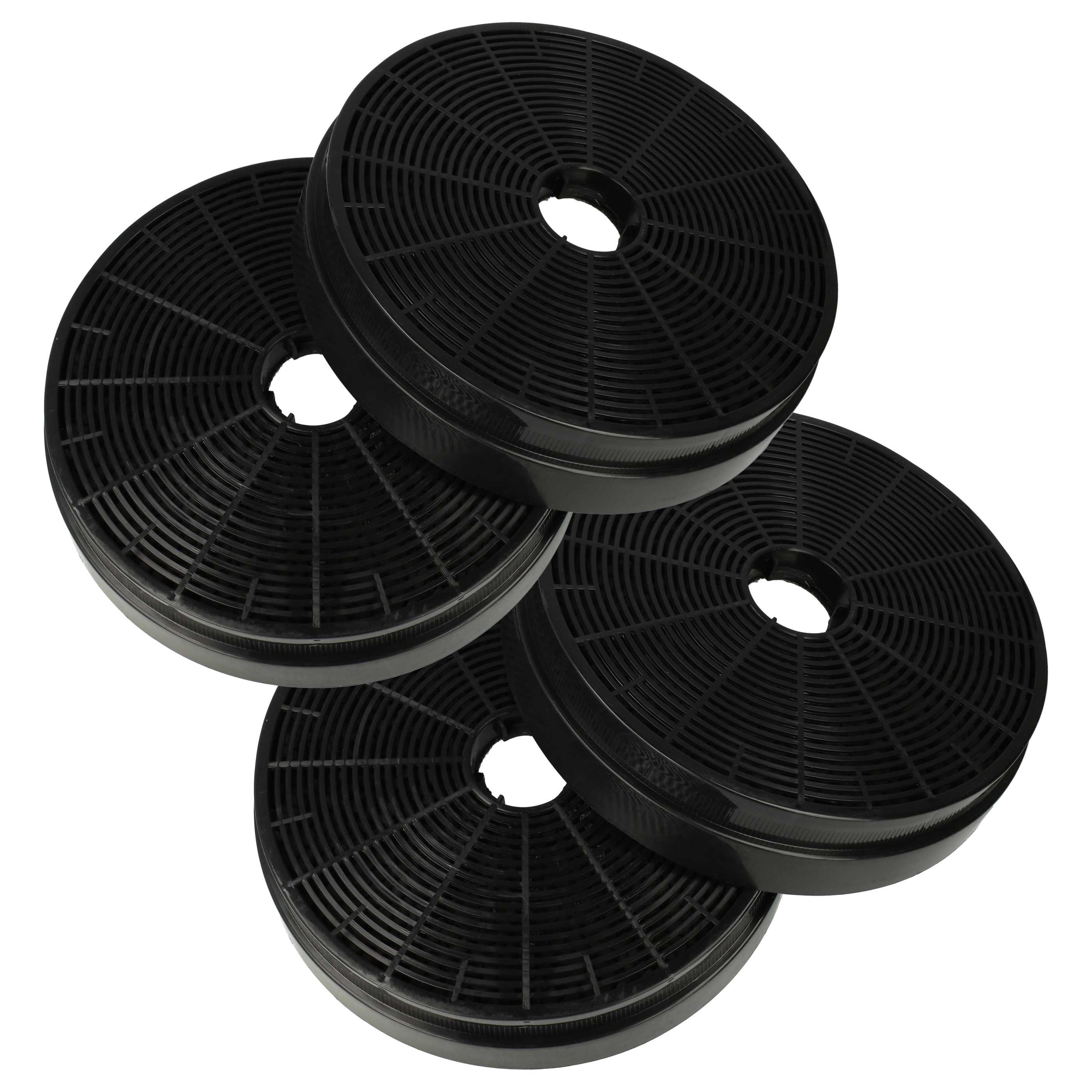 Vhbw 4 Filtri A Carboni Attivi Per Cappa Klarstein Alina, Alina 90, Aurica E Modelli Compatibili, Diametro 17,5 Cm, Sostituto 10030727 - 2