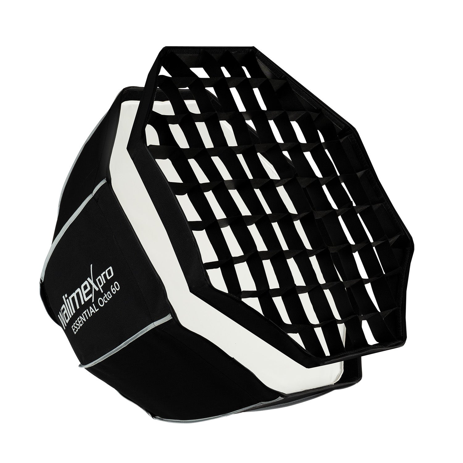 Walimex Pro Softbox Octagon 150 Cm Avec Grille - Boîte à Lumière Rotative 360° Bowens