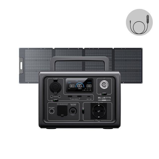 Estación De Energía Portátil Oscal 2400W - 2016Wh, Panel Solar 400W, Altavoces Integrados, UPS 5ms